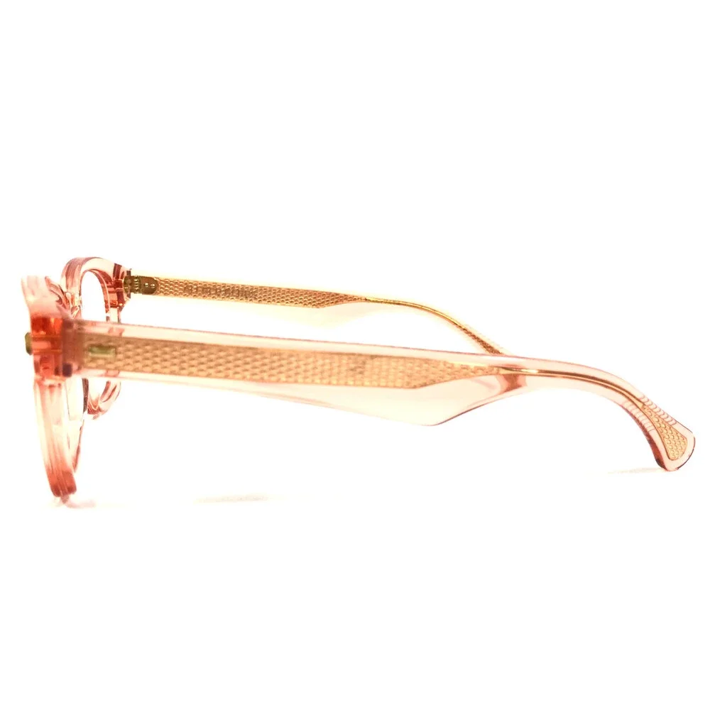 Alfred Kerbs Eyeglasses Frames AMERICA OR Clear Orange Square Full Rim 48-24-140